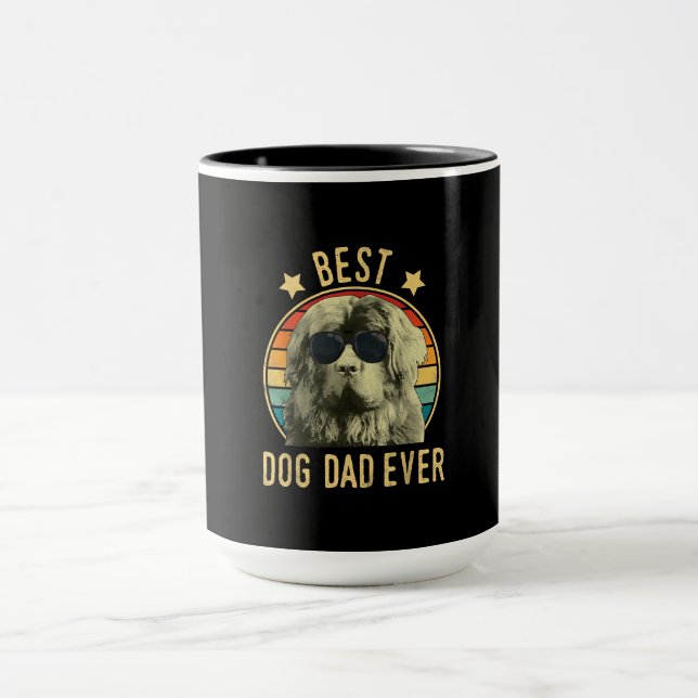 Best dog dad ever | newfoundland dad gift mug (Center)