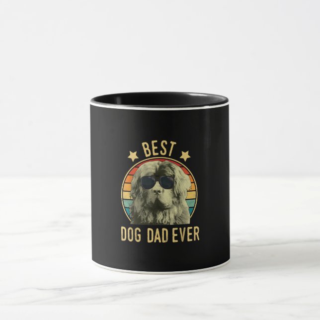 Best dog dad ever | newfoundland dad gift mug (Center)
