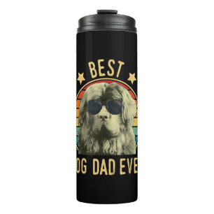 Best dog dad ever   newfoundland dad gift thermal tumbler