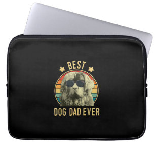 Best dog dad ever newfoundland owner day gift laptop sleeve