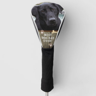 Best Dog Dad Ever One Photo Golf Head Cover