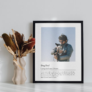 Best Dog Dad Ever Personalised French Bulldog Poster