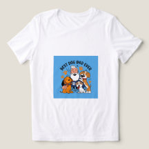 Best Dog Dad Ever Personalised Pet Photo T-Shirt