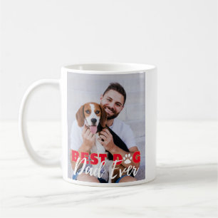 Best Dog Dad Ever Personalised Photos Coffee Mug