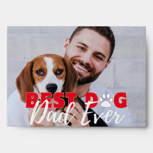 Best Dog Dad Ever Personalised Photos Envelope