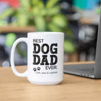 Best Dog Dad Ever Personalised