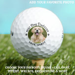 Best DOG DAD Ever Personalized Modern Pet Photo Golf Balls<br><div class="desc">Best Dog Dad Ever ... Two of your favorite things , golf and your dog ! Now you can take them with you as you play 18 holes . Customize these golf balls with your dogs favorite photo and name . Whether it's a dog dad birthday, fathers day or Christmas,...</div>