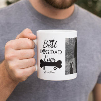 Best Dog Dad Ever Personalized Photo Coffee Mug