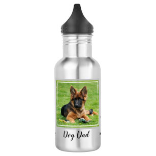 Best Dog Dad Ever- Photo Personalized Cute Dog Dad 532 Ml Water Bottle