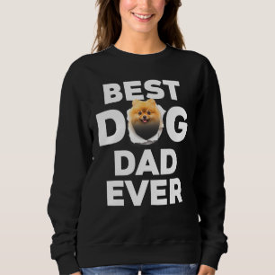 Best Dog Dad Ever Pomeranian Sweatshirt
