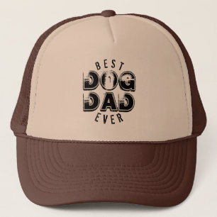 BEST DOG DAD EVER TRUCKER HAT