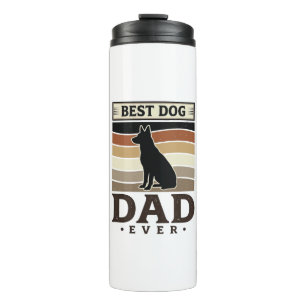 Best Dog Dad Ever Vintage Dog Lover Design_1 Thermal Tumbler