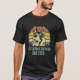 Best Dog Dad Ever Vintage German Shepherd Dad T-Shirt