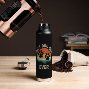 Best Dog Dad Ever Vintage Water Bottle