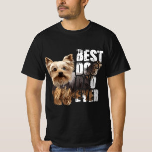Best Dog Dad Ever Yorkie Dog Lovers T-Shirt