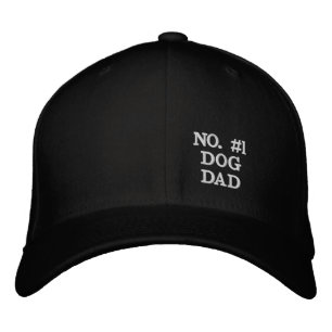 Best Dog Dad Father's Day Pet Lovers Embroidered Hat