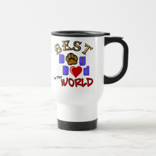 Best Dog Dad in the World Coffee Travel Mug