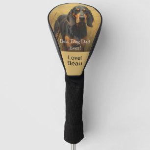 Best Dog Dad Personalised Golf Head Cover