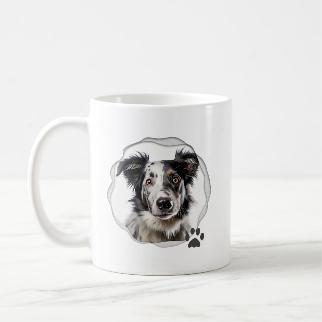 Best Dog Dad Photo Coffee Mug (Left)
