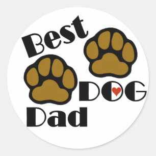 Best Dog Dad Sticker