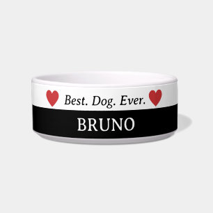 Best Dog Ever Ceramic Dog Bowl