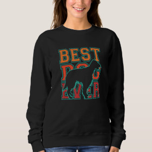 Best Dog Ever Irish Red And White Setter Theme Des Sweatshirt