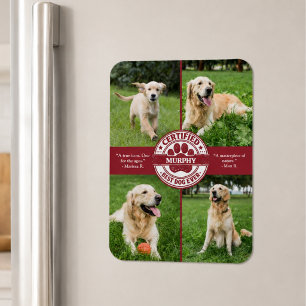 Best Dog Ever Photo Collage Magnet