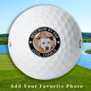 Best DOG MOM Custom Pet Photo Personalised Name Golf Balls