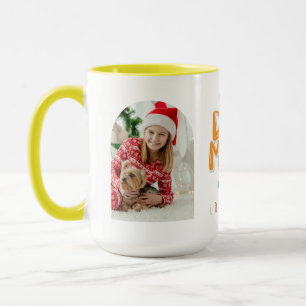Best Dog Mom Ever 2 Photo Arch & Name Mug