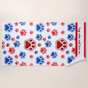 Best Dog Mom Ever Beach Towel