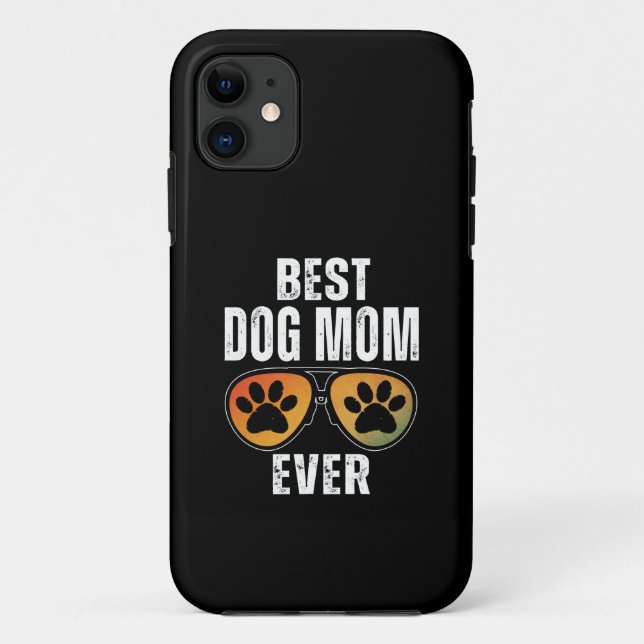 BEST DOG MOM EVER Case-Mate iPhone CASE (Back)