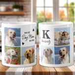 Best DOG MOM Ever Custom Modern 7 Photo Collage Coffee Mug<br><div class="desc">Introducing our modern and stylish Dog Mum mug, the perfect gift for any dog lover! This chic mug features a modern custom photo collage and the personalised message to show off your love for your furry friend. As a dog mum there's nothing better than snuggling up with your puppy and...</div>