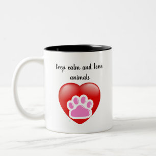 Best Dog Mom Ever Two-Tone Coffee Mug