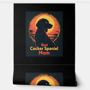 Best Dog Mother Mom - Vintage Cocker Spaniel T-Shi Wallpaper