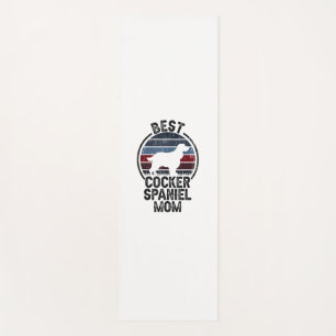 Best Dog Mother Mum - Vintage Cocker Spaniel Yoga Mat