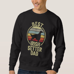 Best Dog Mother Mum Vintage Irish Setter 1 Sweatshirt