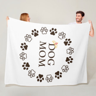 Best Dog Mum 60x80 Fleece Blanket