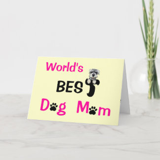 Best Dog Mum Card