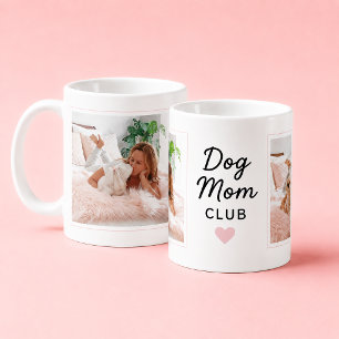 Best Dog Mum Club Custom 2 Photo  Coffee Mug