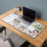 Best Dog Mum Definition | Five Photo Desk Mat<br><div class="desc">Modern 5 photo collage desk mat. Featuring a sweet definition of what a dog mum is with room for custom message. Add a stylish look to your workspace! This personalised desk mat makes a perfect give for the dog mum in your life! Fun, easy and unique - makes a great...</div>