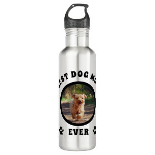 Best Dog Mum Ever Custom Photo Personalised 710 Ml Water Bottle
