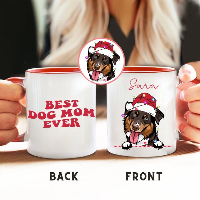 Best Dog Mum Ever Dog Personalised Hand Drawing Mug (Creator Uploaded)