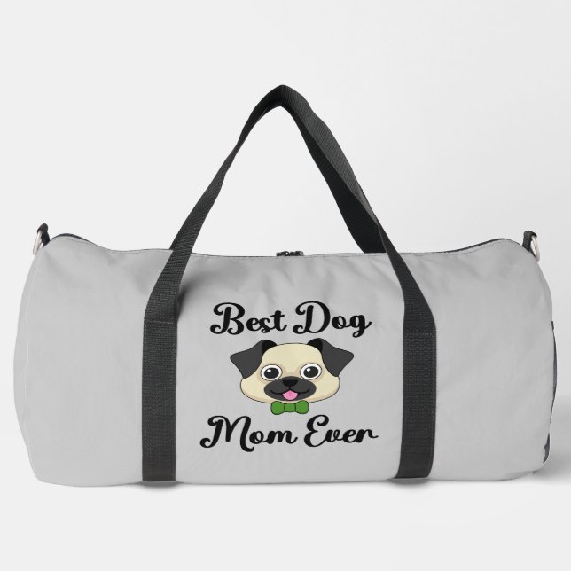 Best Dog Mum Ever Duffle Bag (Front)