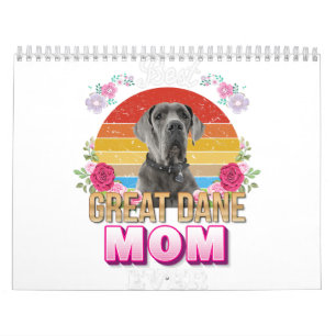 best dog mum ever great dane floral lover mor day calendar