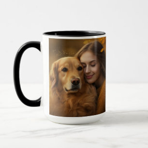 Best Dog Mum Ever Modern Custom Photo coffee Mug