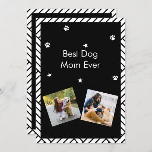 Best Dog Mum ever Mother's day greeting card