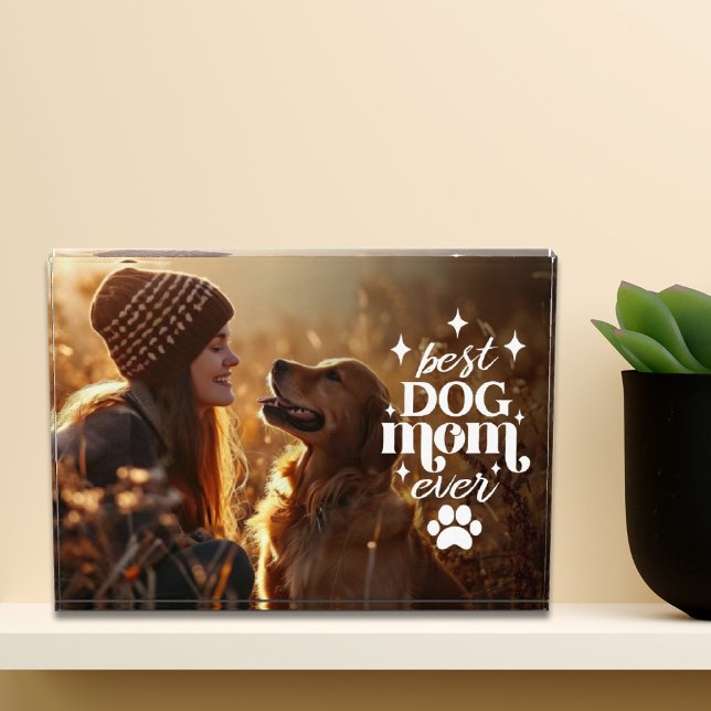 Best DOG mum ever mothers day Photo Block (Creator Uploaded)