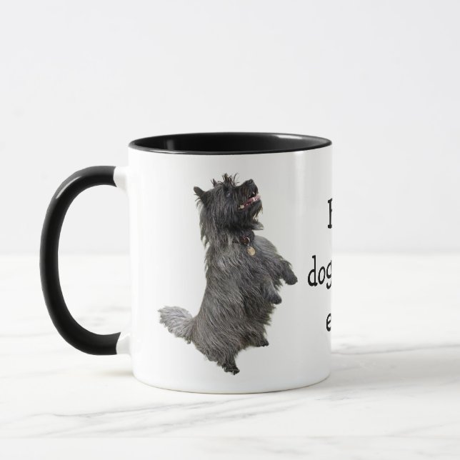 Best Dog Mum Ever Photo Text Coffee Lover Mug (Left)