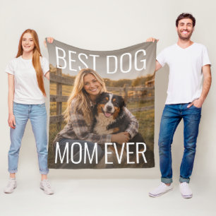 Best Dog Mum Ever PhotoPop Fleece Blanket