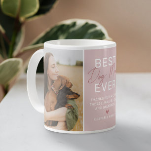 Best Dog Mum Ever Pink 2 Photo Coffee Mug